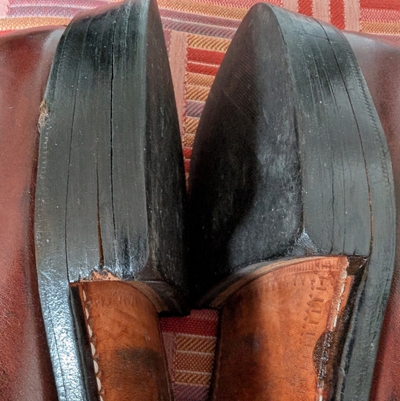 Allen Edmonds Tassel Loafers Brown Leather sz 13 - Picture 9 of 9